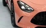 مرسدس AMG GT با لباس پاستلی کمیاب در خیابان های دبی