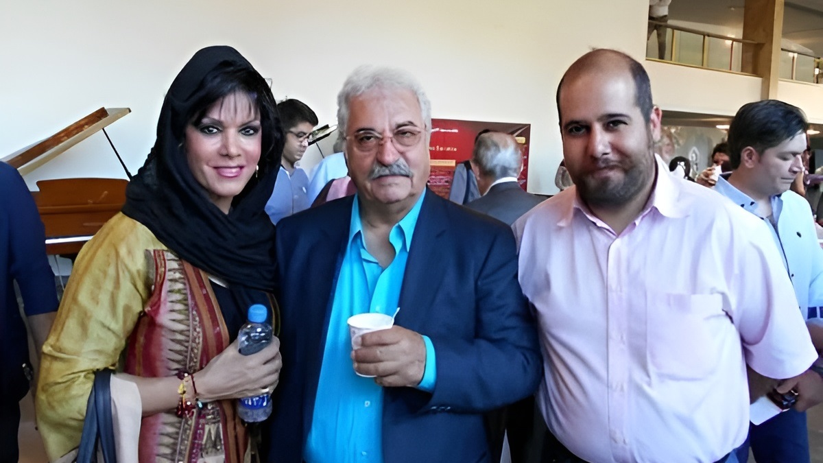 فرزانه کابلی در کنار هادی مرزبان 1-95