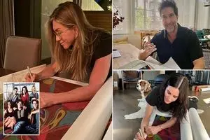 دورهمی بازیگران «فرندز» به یاد متیو پری