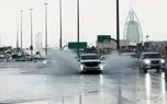 خوشحالی ساکنان دبی ار بارش شدید باران