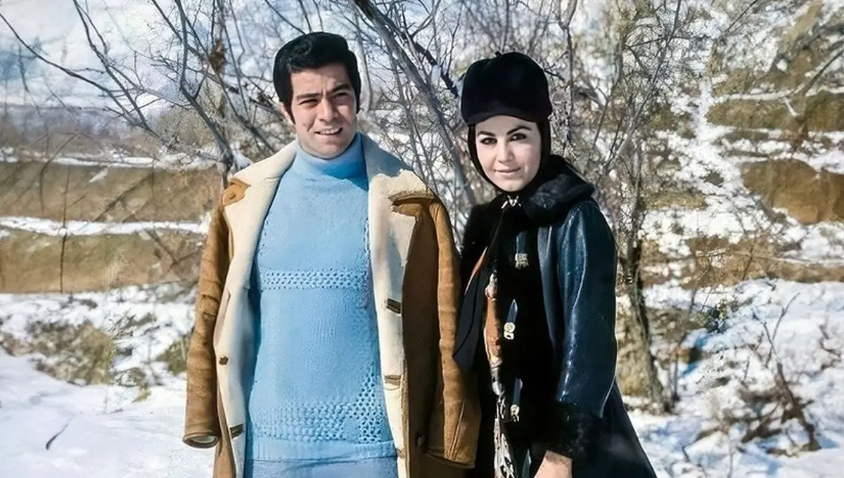 سفر در زمان؛ تصویر بهروز وثوقی و پوری بنایی در فیلم