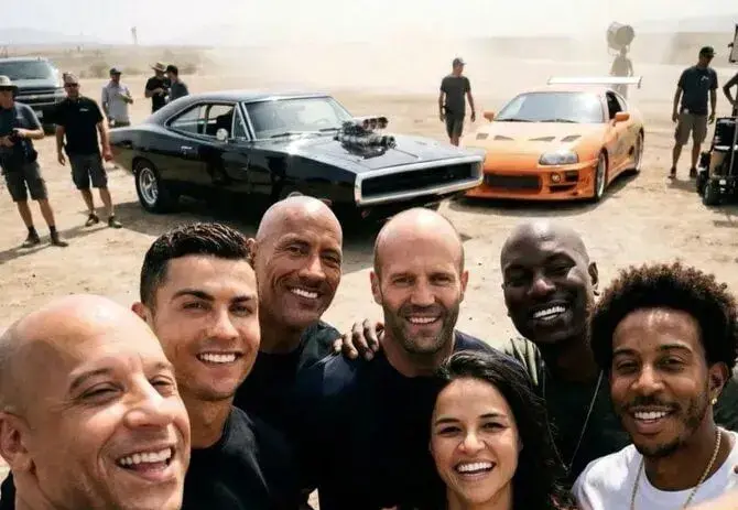 عکس کریستیانو رونالدو بازیگر شد