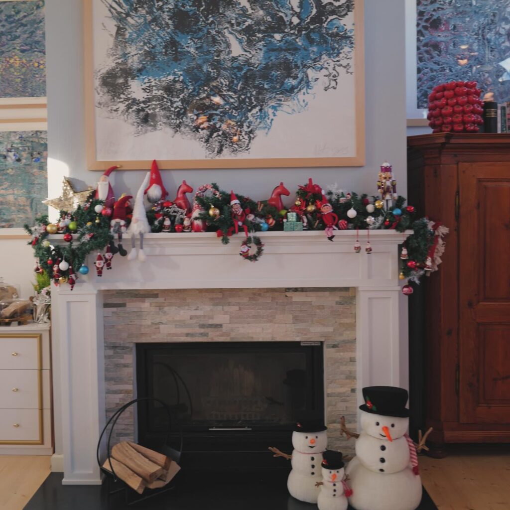 قاب خانوادگی مریم اوزرلی در کریسمس