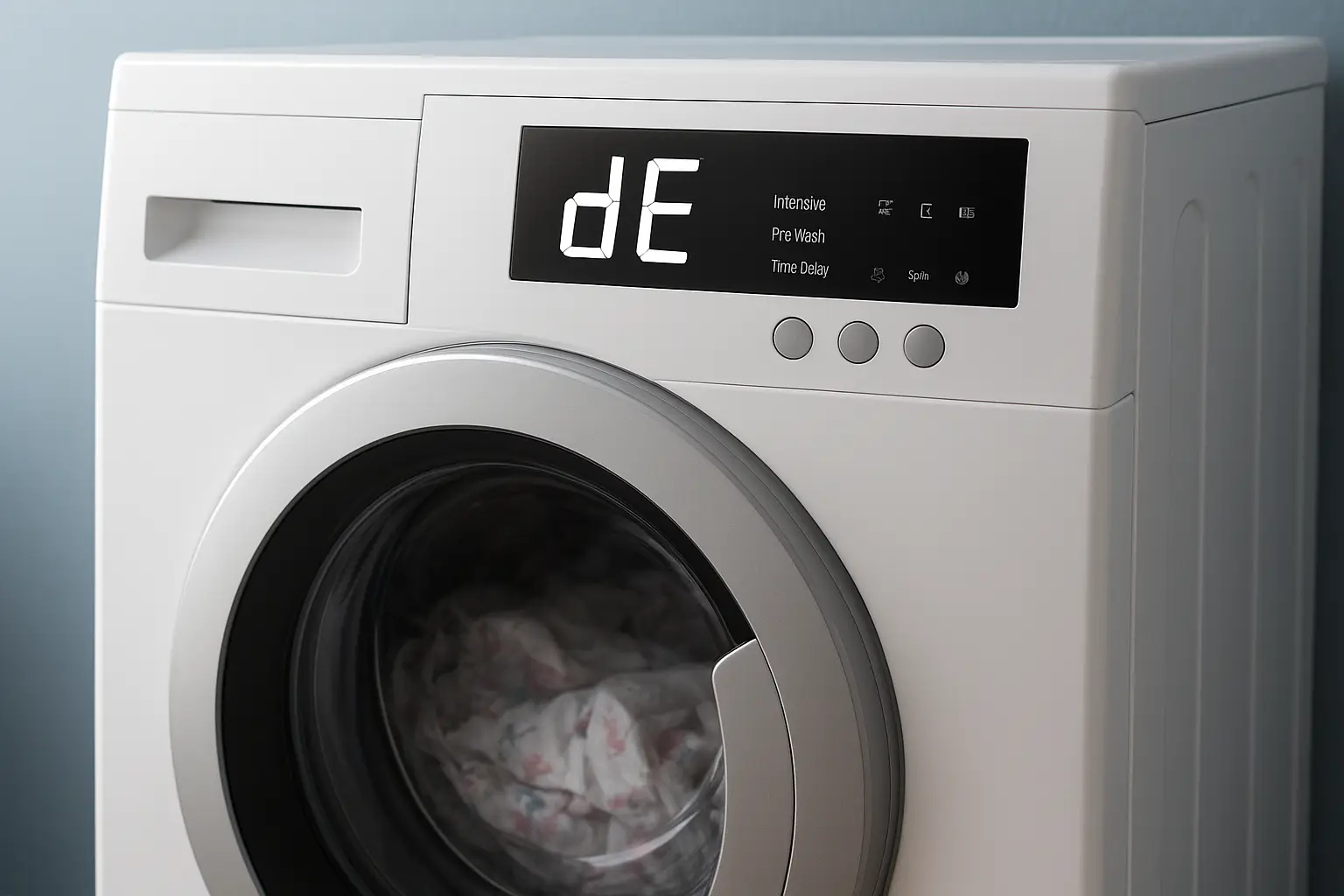 ارور dE لباسشویی ال جی