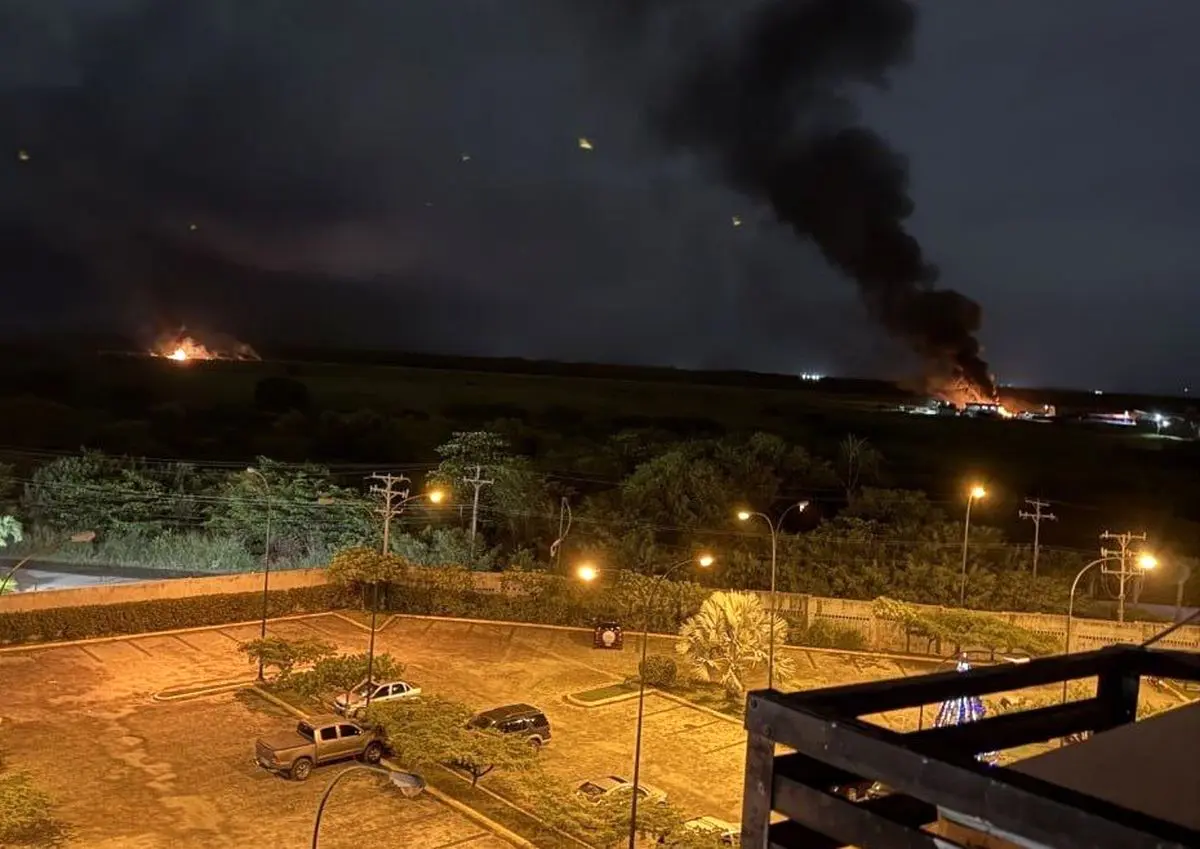 تلویزیون رسمی ونزوئلا جشن سال نو را بدون اشاره به حملات پخش می کند!/ ویدئو