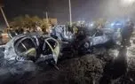 تصادف، علت آتش‌سوزی ۲ خودرو در بندر امام خمینی
