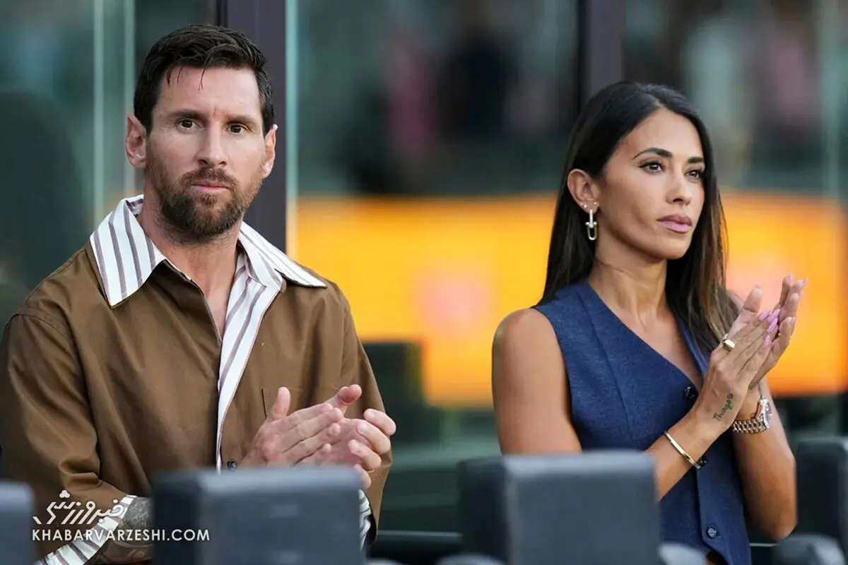 مسی و همسرش آنتونلا روکوزو