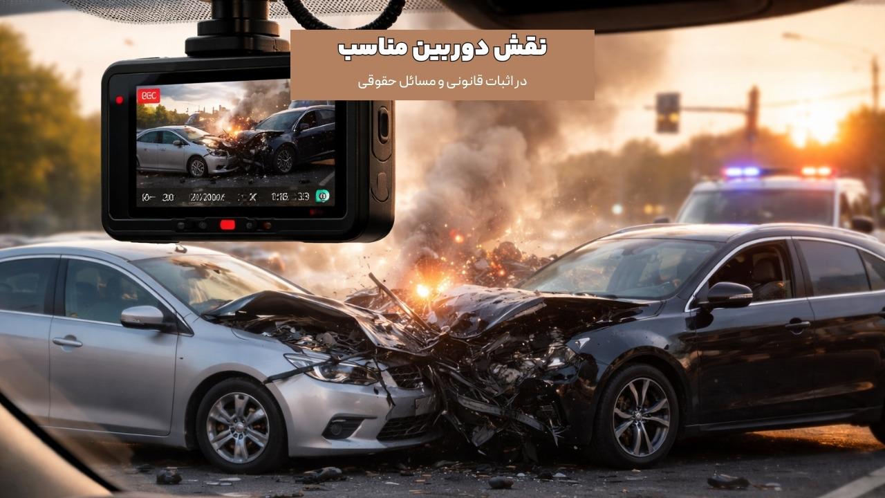 اعتبار قانونی فیلم دوربین خودرو در تصادفات رانندگی: اهمیت به عنوان مدرک
