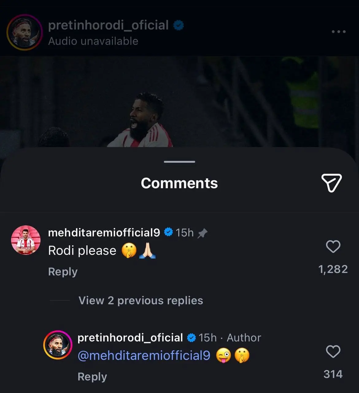 عکس طعنه سنگین مهدی طارمی در اینستاگرام