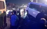 انحراف مینی‌بوس در بزرگراه آیت‌الله سعیدی/ ۱۰ نفر مصدوم شدند
