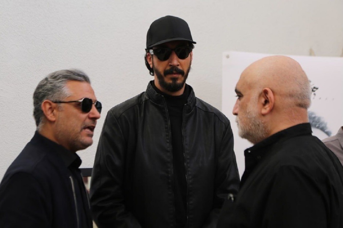 بهرام افشاری در مراسم یادبود جواد گنجی ۲