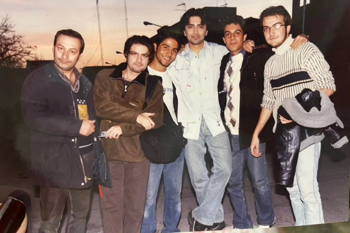 امین زنگدانی در پشت صحنه فیلم جادو شده ۱