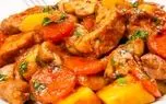 طرز تهیه خوراک بادمجان و مرغ ویژه افطار