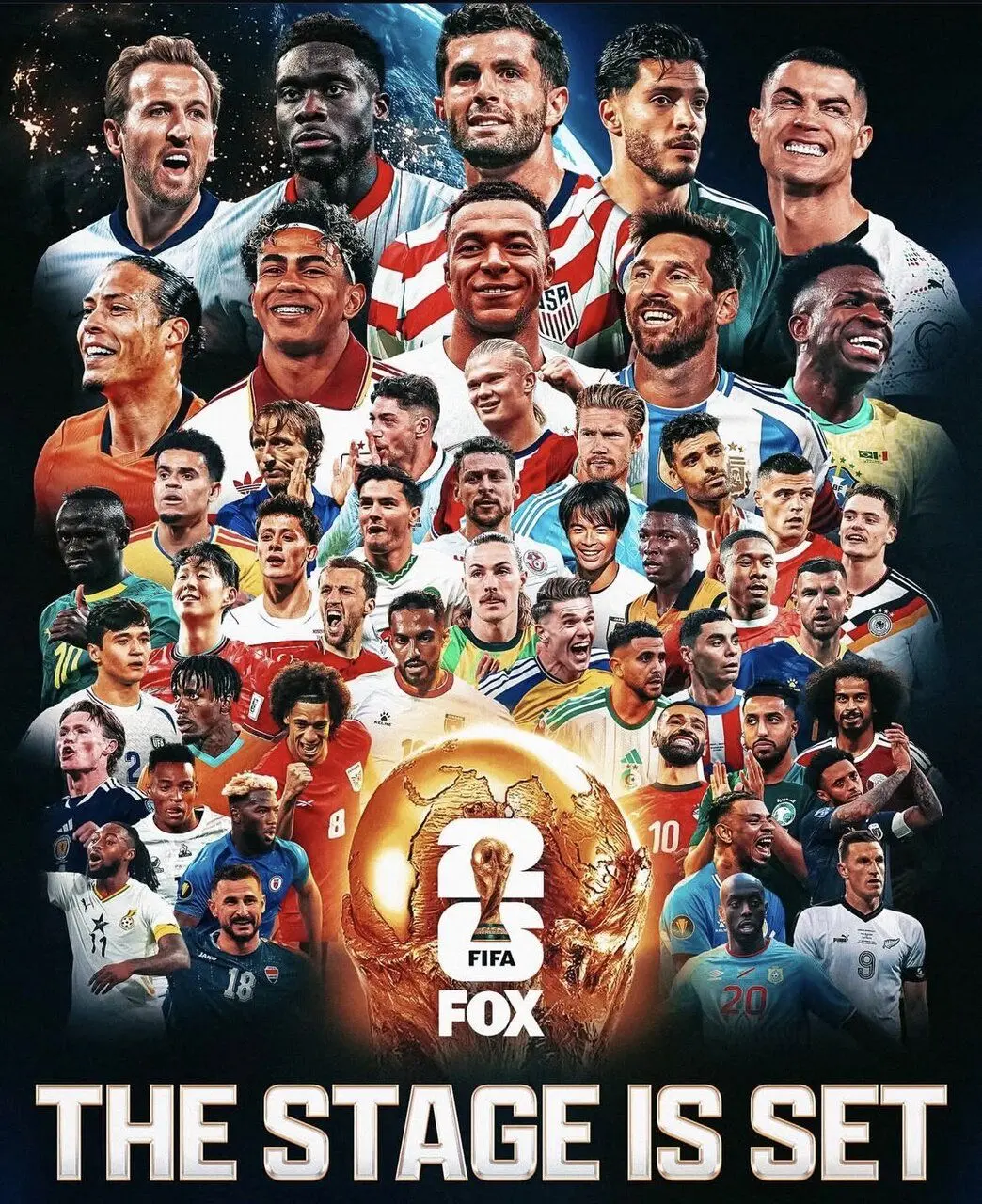 عکس ستاره استقلال روی پوستر جام جهانی