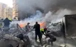 تصاویری از حمله امروز اسرائیل به بیروت