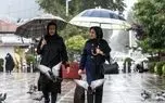 رگبار باران در ۱۳ استان نیمه شمالی کشور