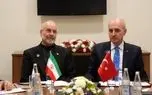 دیدار قالیباف با رئیس مجلس ترکیه