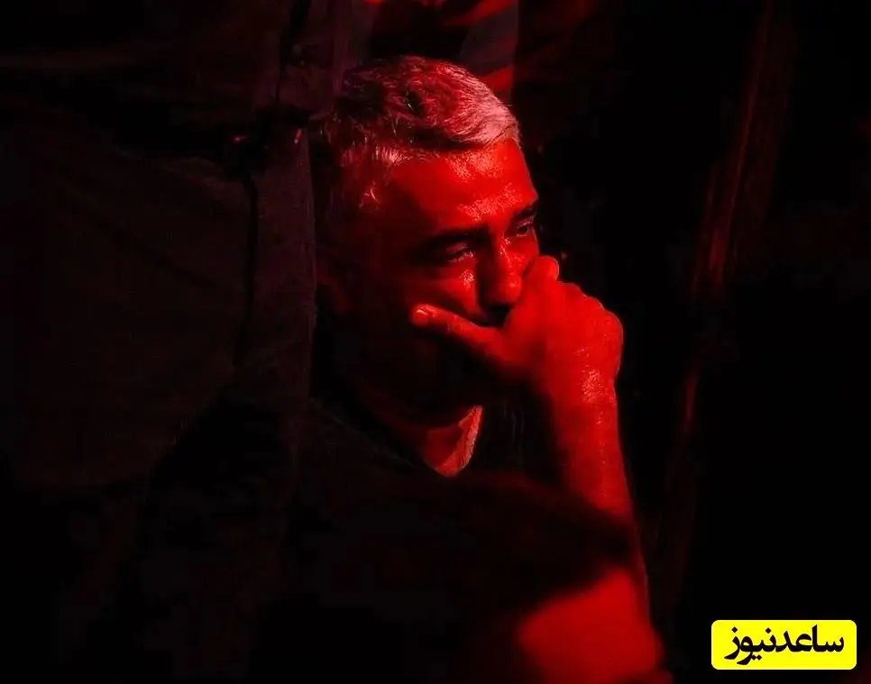 چهره گریان پژمان جمشیدی
