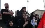 ویدئو؛ تعدادی از دختران حاضر در مراسم وداع با رهبر شهید