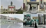 آماده‌سازی حرم امام رضا برای تدفین رهبر انقلاب