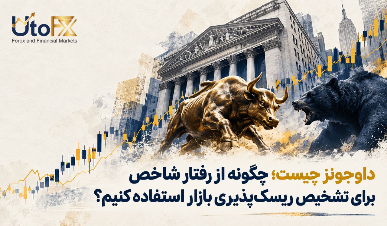 داوجونز چیست؛ چگونه از رفتار شاخص برای تشخیص ریسک‌پذیری بازار استفاده کنیم؟