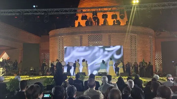 بارگاه شمس تبریزی با حضور وزیر میراث فرهنگی در شهرستان خوی افتتاح شد